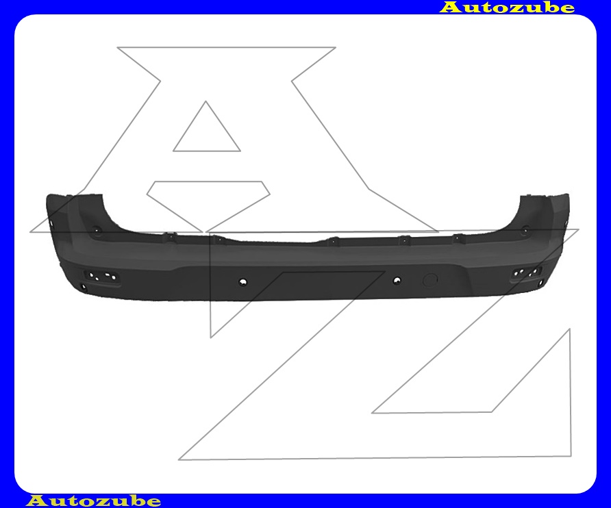 Hátsó lökhárító fekete, 6 szenzoros Hátsó lökhárító fekete, 6 szenzoros