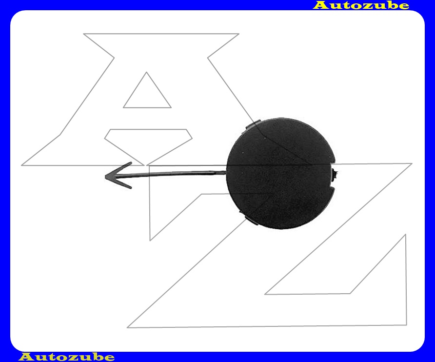 Hátsó lökhárító vonószemtakaró, szürke