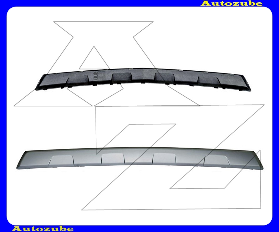 Első lökhárító díszléc középső, ezüst /Gyári alkatrész/ (Egyedi rendelésre, NEM visszáruzható) Első lökhárító díszléc középső, ezüst /Gyári alkatrész/ (Egyedi rendelésre, NEM visszáruzható)