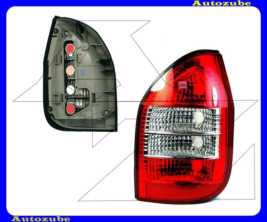 Hátsó lámpa jobb, fehér indexes (foglalat nélkül) Hátsó lámpa jobb, fehér indexes (foglalat nélkül)