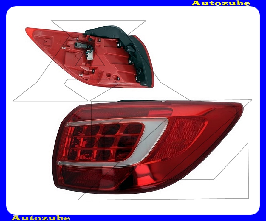 Hátsó lámpa jobb külső Hátsó lámpa jobb külső