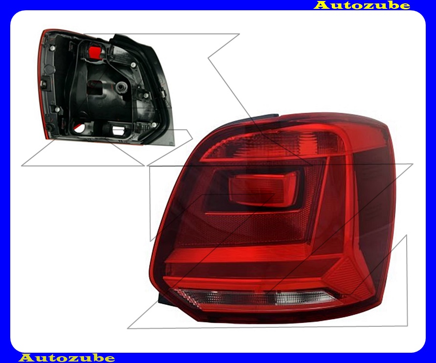 Hátsó lámpa jobb, sötétített (H21/W16W) (foglalat nélkül) Hátsó lámpa jobb, sötétített (H21/W16W) (foglalat nélkül)