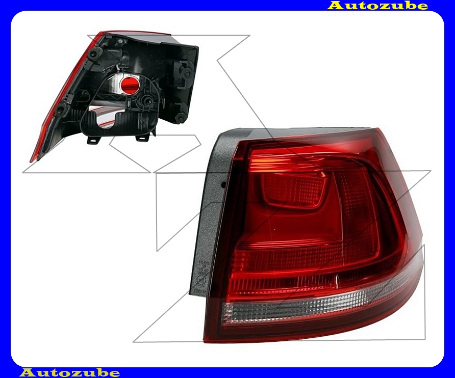 Hátsó lámpa jobb külső Hátsó lámpa jobb külső