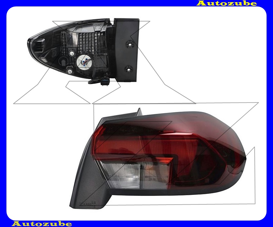 Hátsó lámpa jobb külső Hátsó lámpa jobb külső