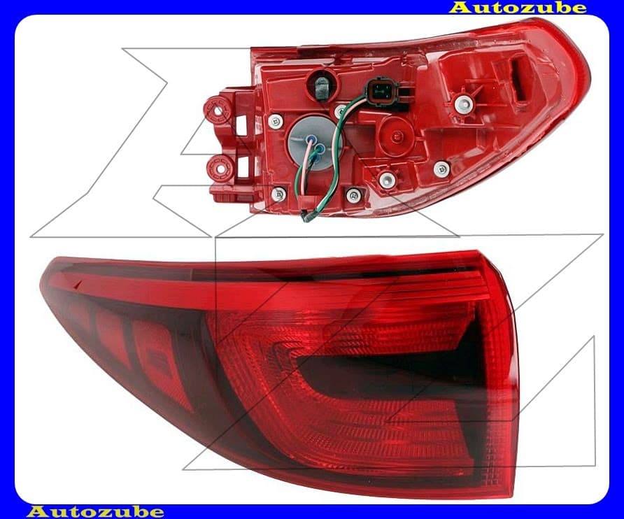 Hátsó lámpa bal külső Hátsó lámpa bal külső