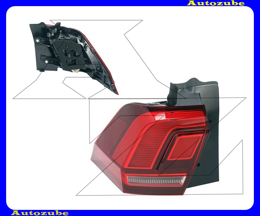 Hátsó lámpa bal külső Hátsó lámpa bal külső