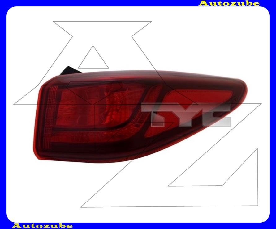 Hátsó lámpa jobb külső (foglalat nélkül) Hátsó lámpa jobb külső (foglalat nélkül)