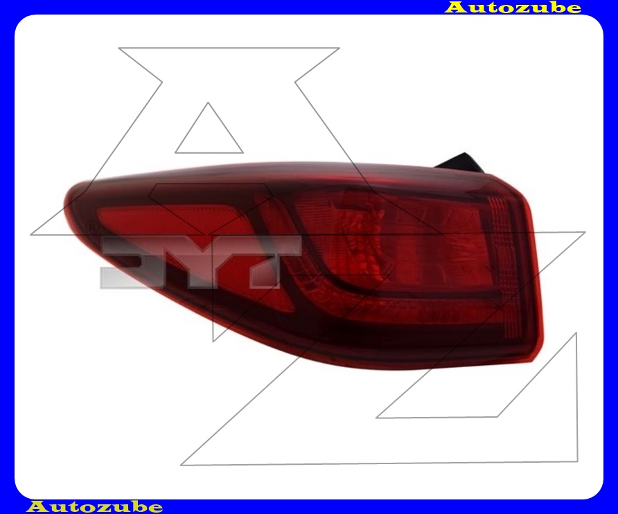 Hátsó lámpa bal külső (foglalat nélkül) Hátsó lámpa bal külső (foglalat nélkül)