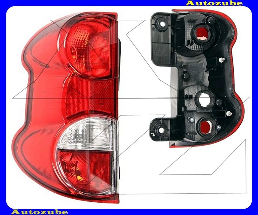 Hátsó lámpa bal (foglalat nélkül) Hátsó lámpa bal (foglalat nélkül)