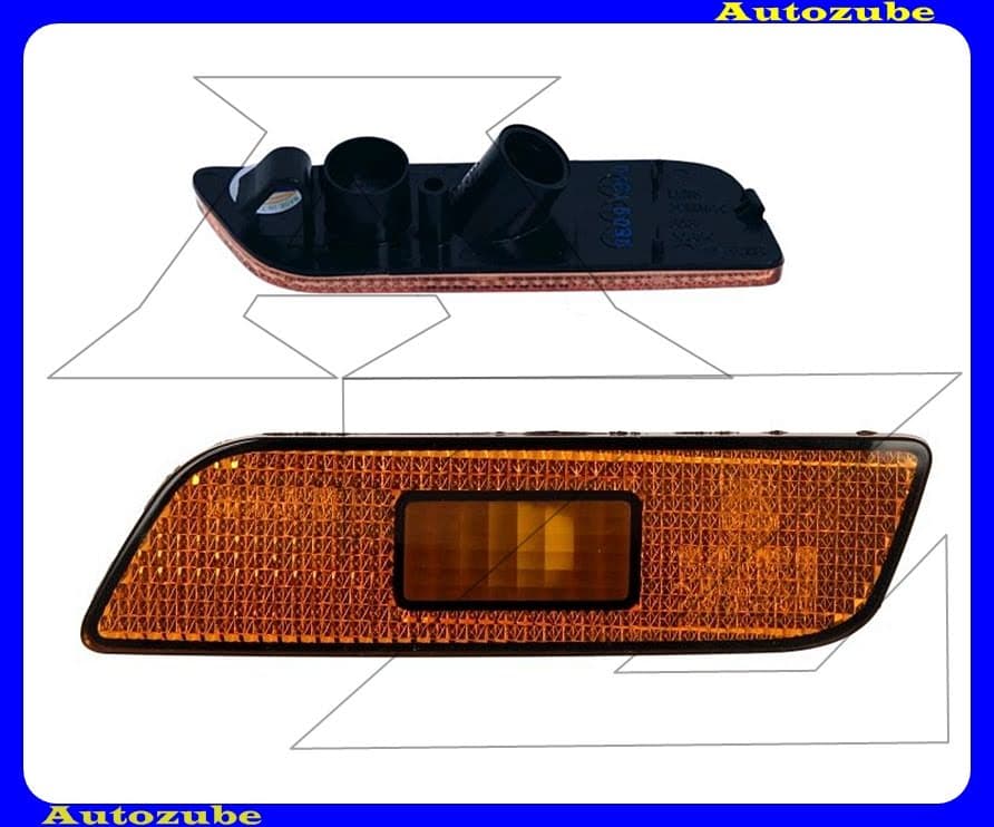 Helyzetjelző bal, sárga (lökhárítóba) (foglalat nélkül) {TYC} Helyzetjelző bal, sárga (lökhárítóba) (foglalat nélkül) {TYC}