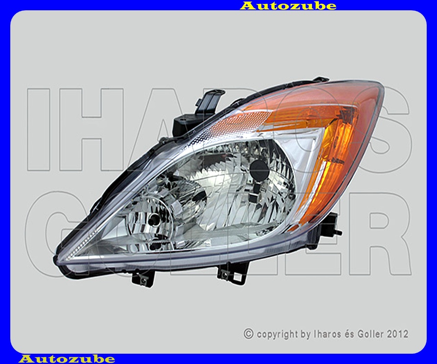 Fényszóró bal (H4/W5W) motorral {DEPO} Fényszóró bal (H4/W5W) motorral {DEPO}