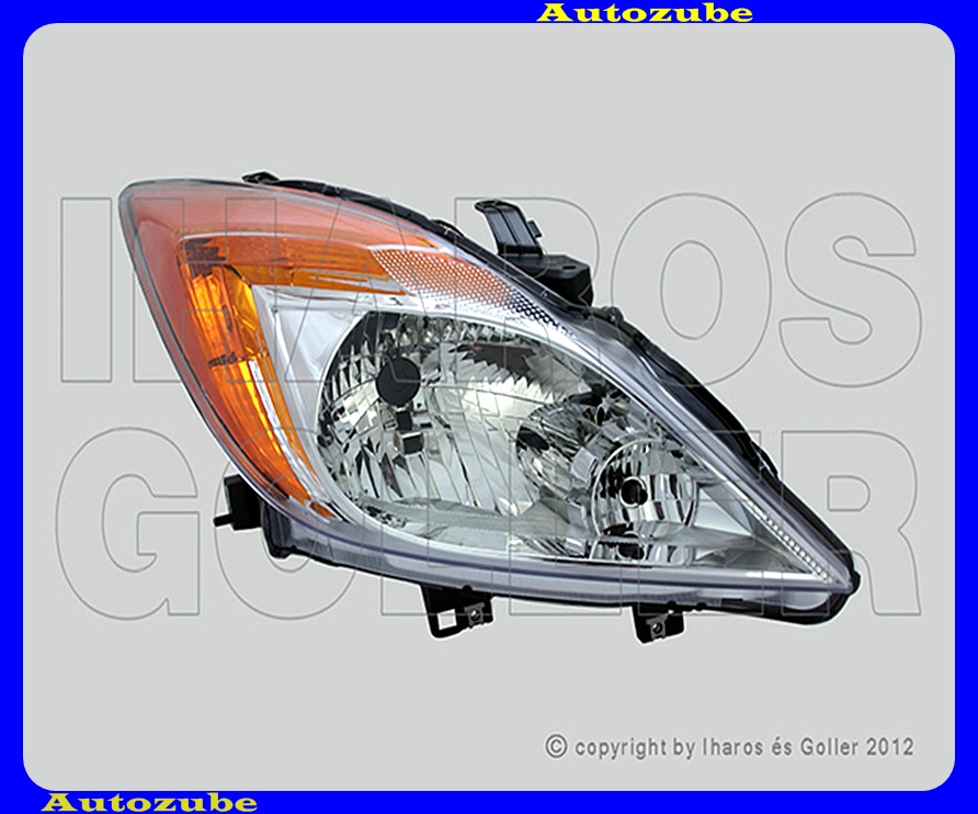 Fényszóró jobb (H4/W5W) motorral {DEPO} Fényszóró jobb (H4/W5W) motorral {DEPO}