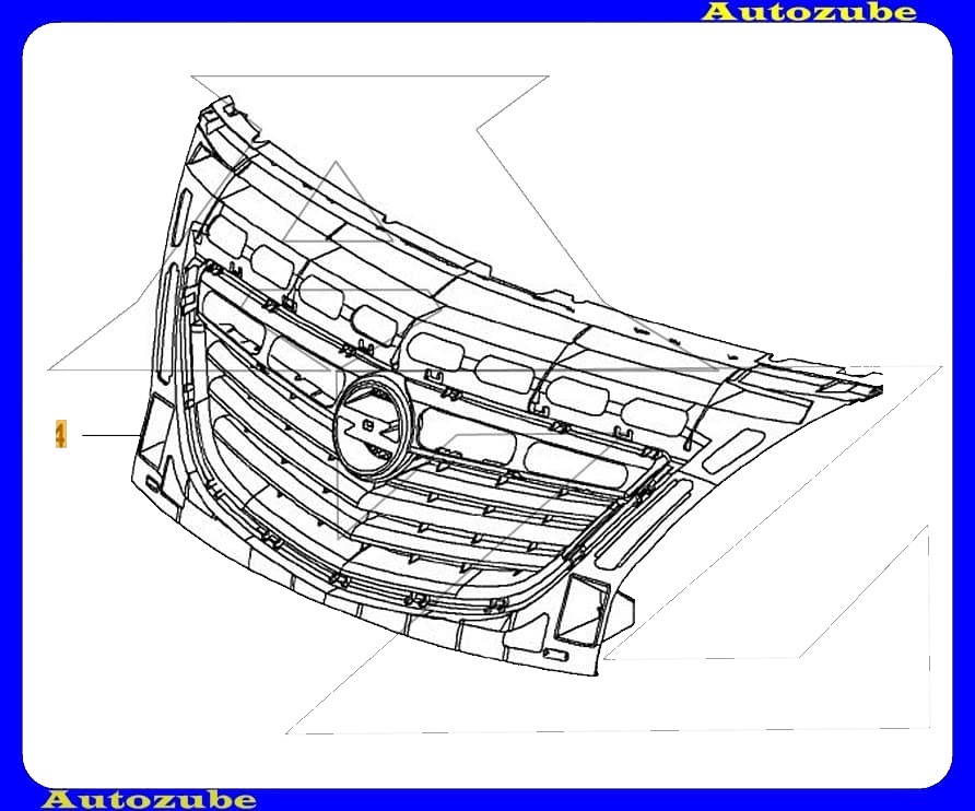 Hűtődíszrács fekete (kivéve: COSMO) /Gyári alkatrész/ (Egyedi rendelésre, NEM visszáruzható) Hűtődíszrács fekete (kivéve: COSMO) /Gyári alkatrész/ (Egyedi rendelésre, NEM visszáruzható)