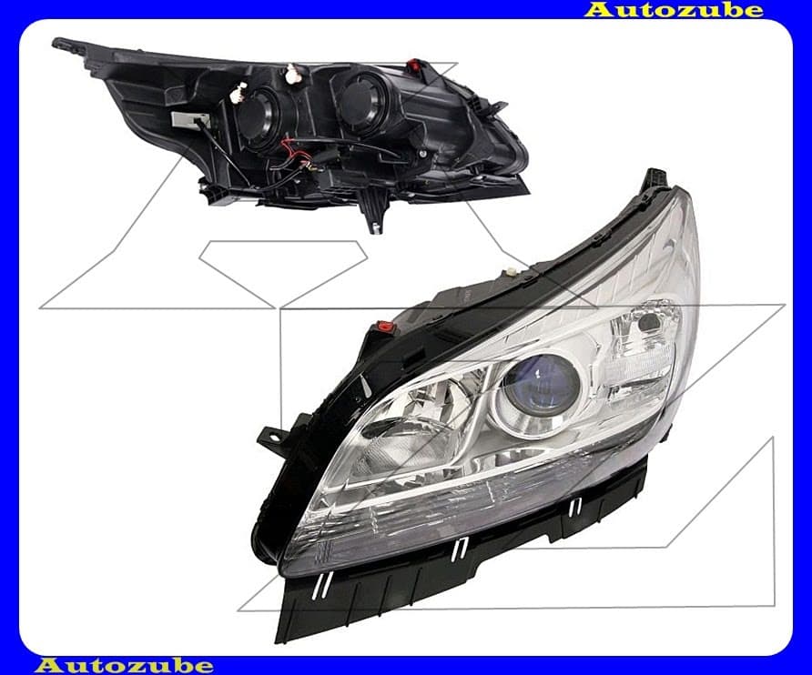 Fényszóró bal (H7/H1) motorral {DEPO} /RENDELÉSRE/ Fényszóró bal (H7/H1) motorral {DEPO} /RENDELÉSRE/