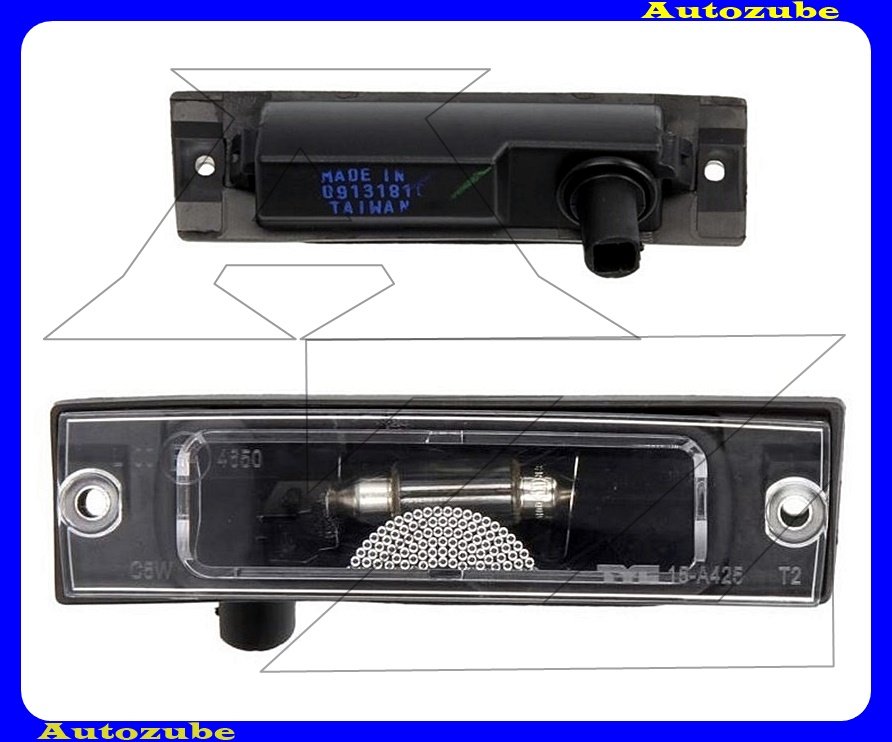 Rendszámvilágítás bal (foglalattal) Rendszámvilágítás bal (foglalattal)