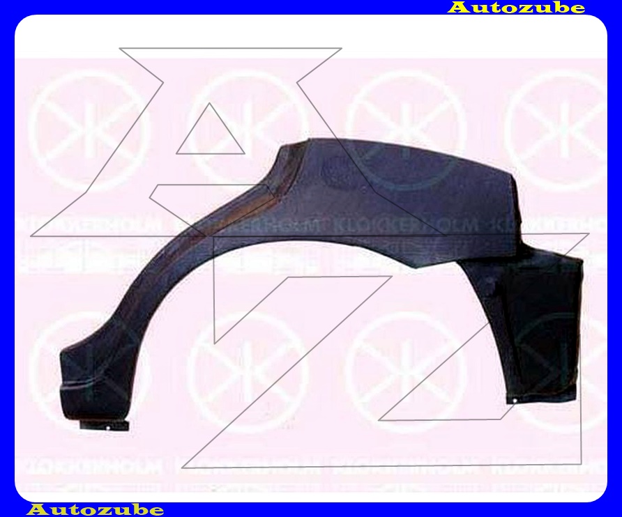 Hátsó sárvédő javítóív bal Hátsó sárvédő javítóív bal