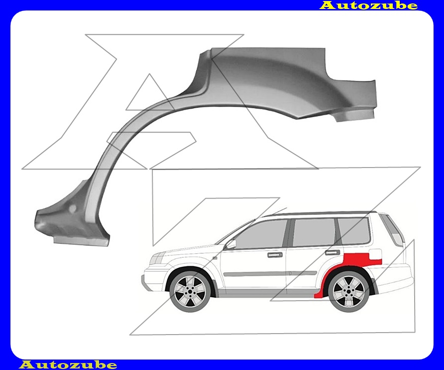Hátsó sárvédő javítóív bal {KLOKKERHOLM} Hátsó sárvédő javítóív bal {KLOKKERHOLM}
