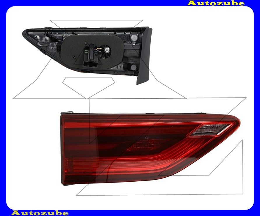 Hátsó lámpa bal belső Hátsó lámpa bal belső