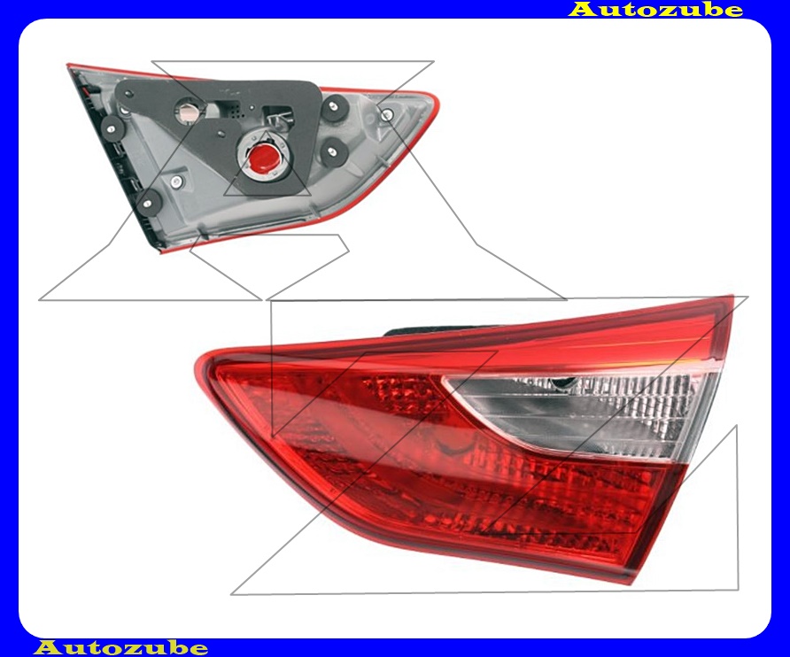 Hátsó lámpa jobb belső Hátsó lámpa jobb belső
