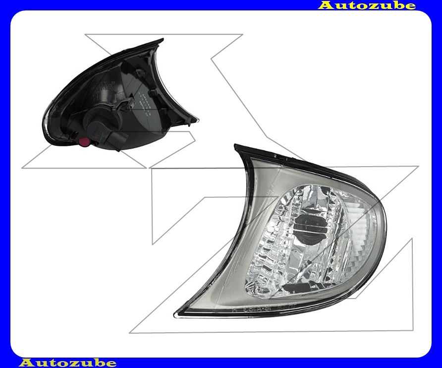 Első index bal, fehér, titán keretes Első index bal, fehér, titán keretes