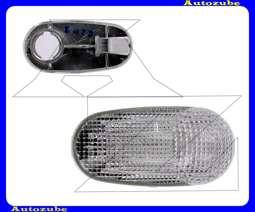Oldalindex fehér, oldalfüggetlen (foglalat nélkül) {TYC} Oldalindex fehér, oldalfüggetlen (foglalat nélkül) {TYC}