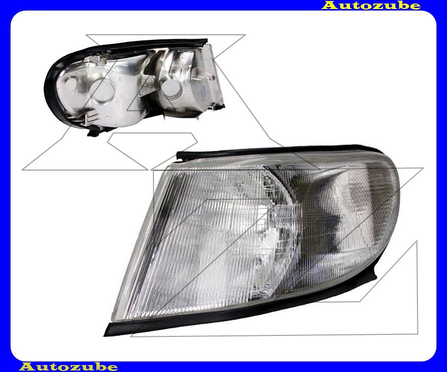 Első index bal, fehér (foglalat nélkül) {TYC} Első index bal, fehér (foglalat nélkül) {TYC}