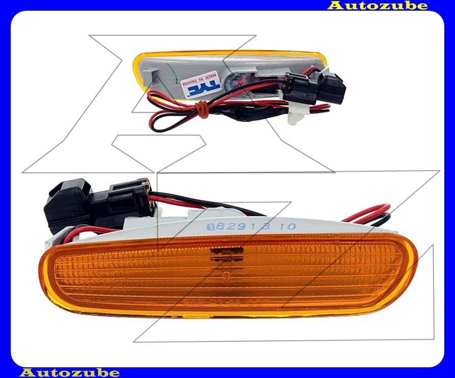 Helyzetjelző bal első vagy jobb hátsó /1db/ lökhárítóba, sárga (foglalat nélkül) {TYC} Helyzetjelző bal első vagy jobb hátsó /1db/ lökhárítóba, sárga (foglalat nélkül) {TYC}