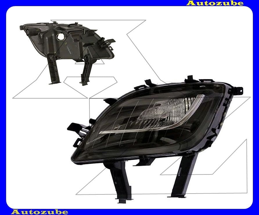 Első index bal, fekete házas (foglalat nélkül) Első index bal, fekete házas (foglalat nélkül)