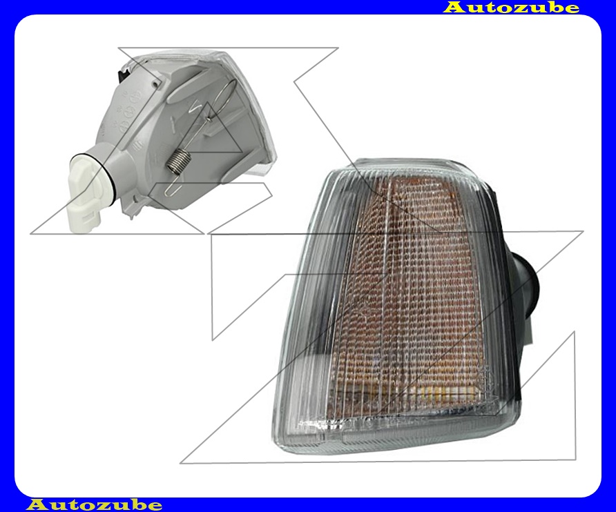 Első index bal fehér, foglalattal Első index bal fehér, foglalattal