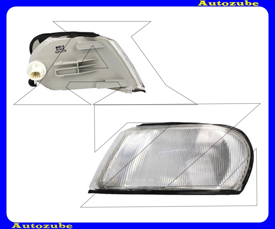 Első index bal, fehér, foglalattal {TYC} Első index bal, fehér, foglalattal {TYC}