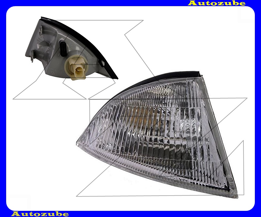 Első index jobb, fehér, foglalattal {TYC} Első index jobb, fehér, foglalattal {TYC}