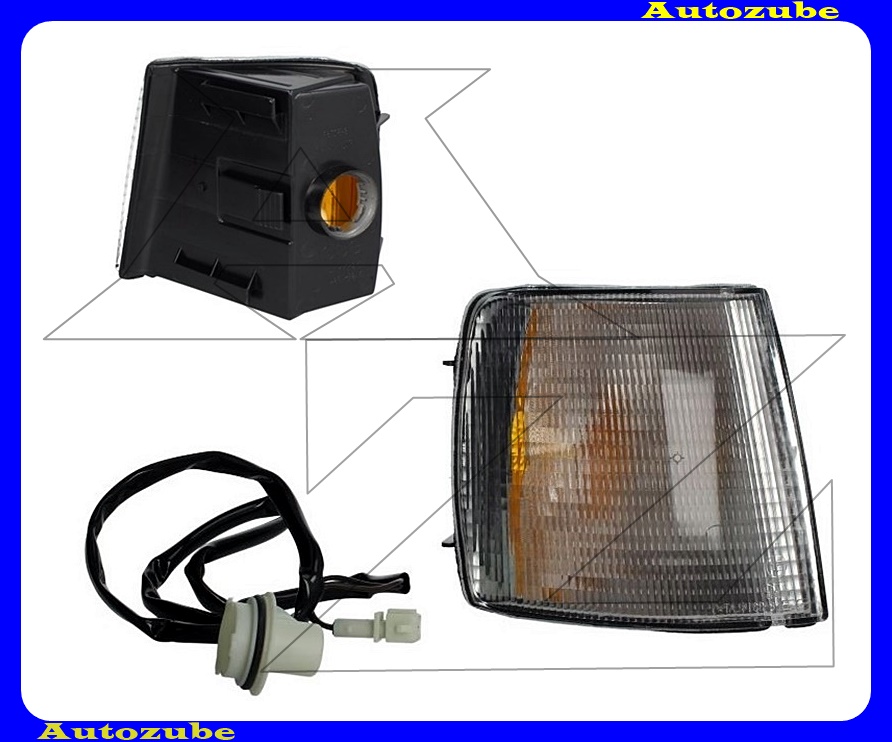 Első index jobb fehér, foglalattal Első index jobb fehér, foglalattal