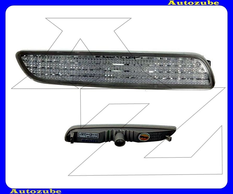 Helyzetjelző jobb első vagy bal hátsó /1db/ lökhárítóba, fehér (foglalat nélkül) {TYC} Helyzetjelző jobb első vagy bal hátsó /1db/ lökhárítóba, fehér (foglalat nélkül) {TYC}