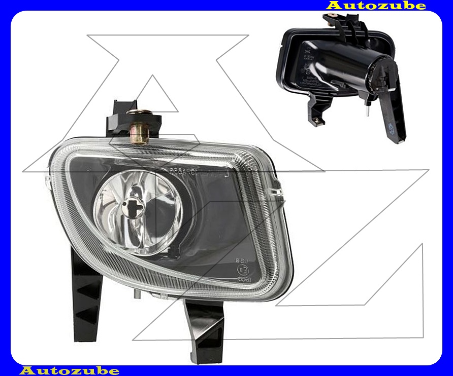 Ködlámpa jobb fekete házas (H1) {TYC} Ködlámpa jobb fekete házas (H1) {TYC}