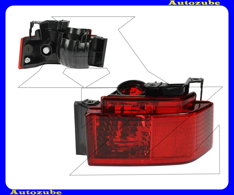 Hátsó ködlámpa jobb (foglalat nélkül) {TYC} Hátsó ködlámpa jobb (foglalat nélkül) {TYC}