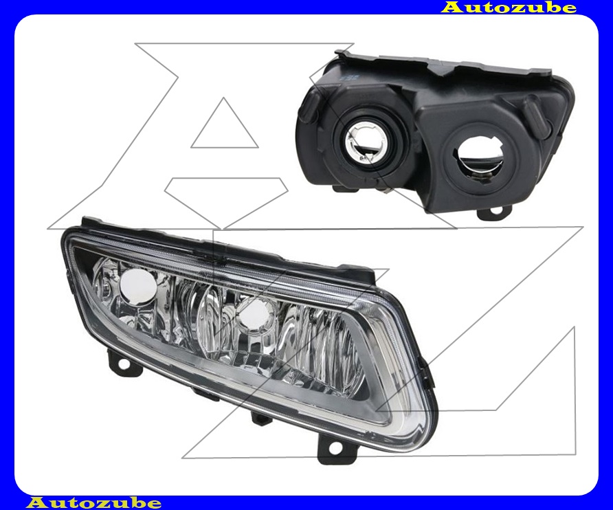 Ködlámpa jobb + nappali fény, króm házas (H8/P21W) statikus kanyarkövető {TYC} Ködlámpa jobb + nappali fény, króm házas (H8/P21W) statikus kanyarkövető {TYC}