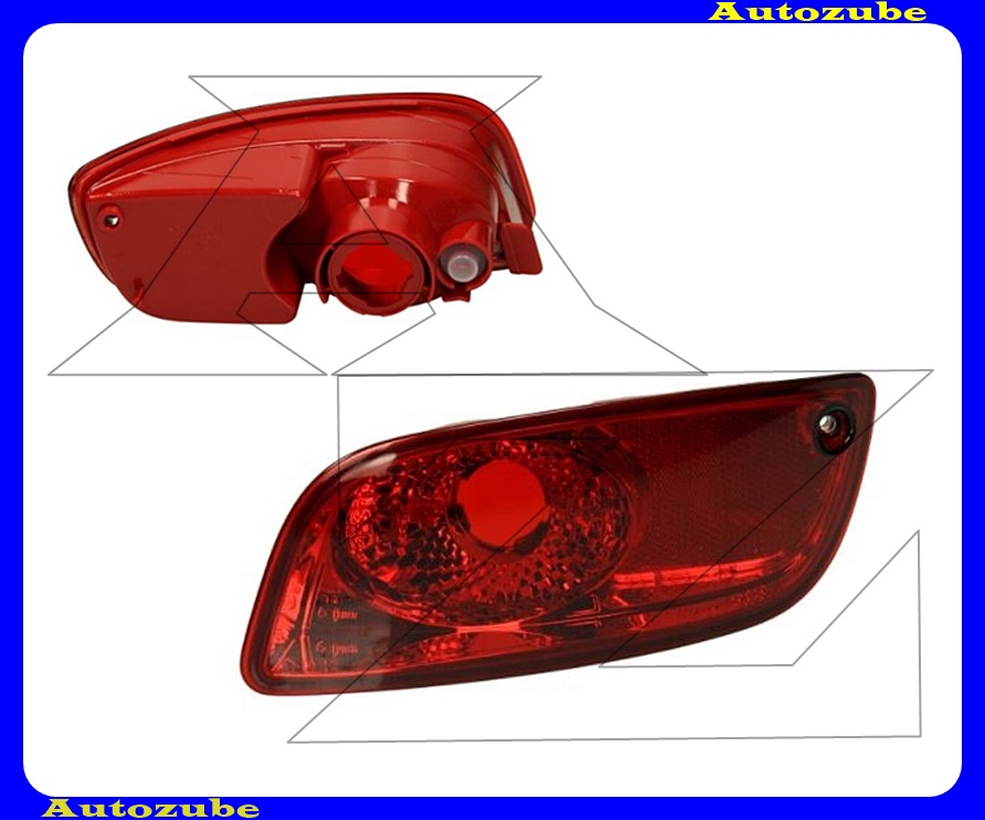 Hátsó ködlámpa jobb (foglalat nélkül) {TYC} Hátsó ködlámpa jobb (foglalat nélkül) {TYC}