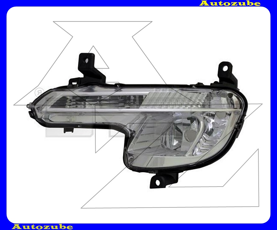 Nappali fény + ködlámpa + index bal (H8/P13W)  {DEPO}  /RENDELÉSRE/