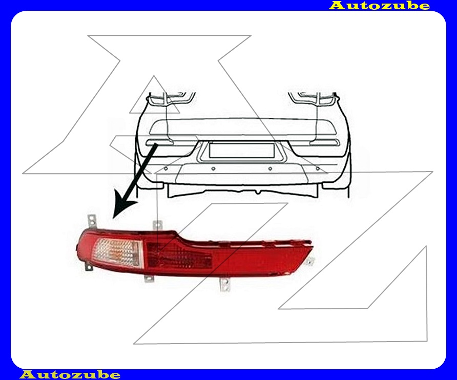 Hátsó index bal, ködzárófénnyel (foglalat nélkül) Hátsó index bal, ködzárófénnyel (foglalat nélkül)