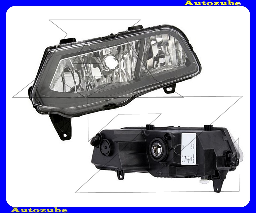 Ködlámpa bal (H8) fekete házas, statikus kanyarkövető {DPA} Ködlámpa bal (H8) fekete házas, statikus kanyarkövető {DPA}