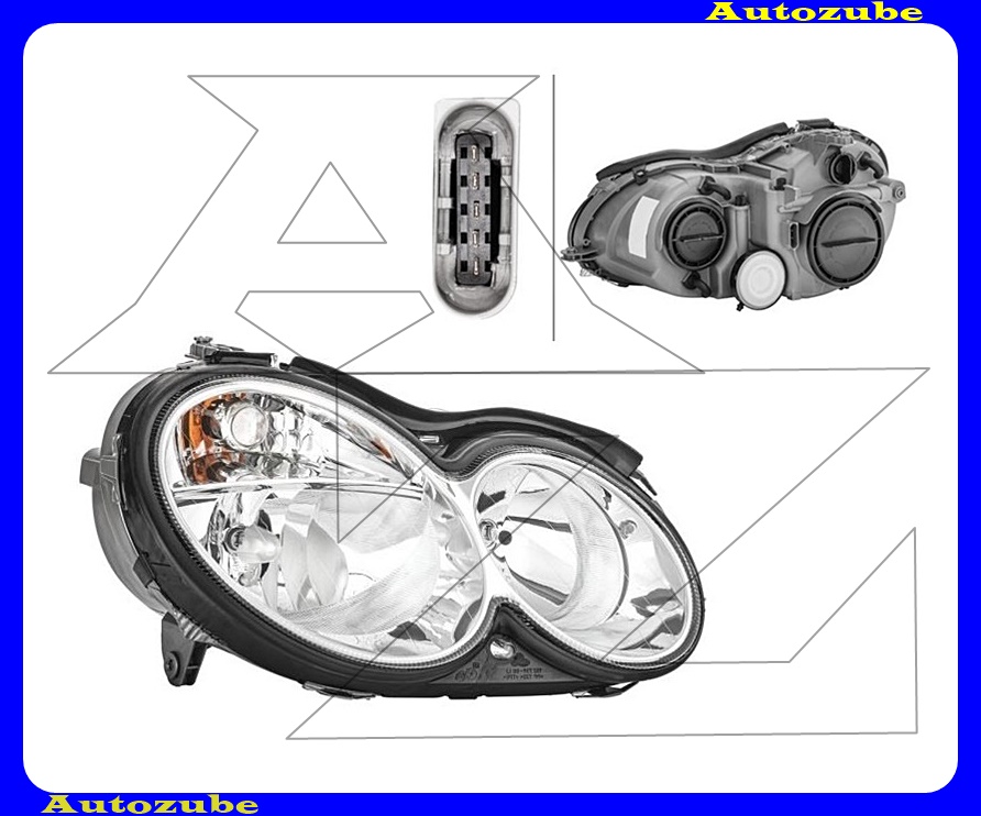 Fényszóró jobb (H7/H7) motorral {HELLA} Fényszóró jobb (H7/H7) motorral {HELLA}