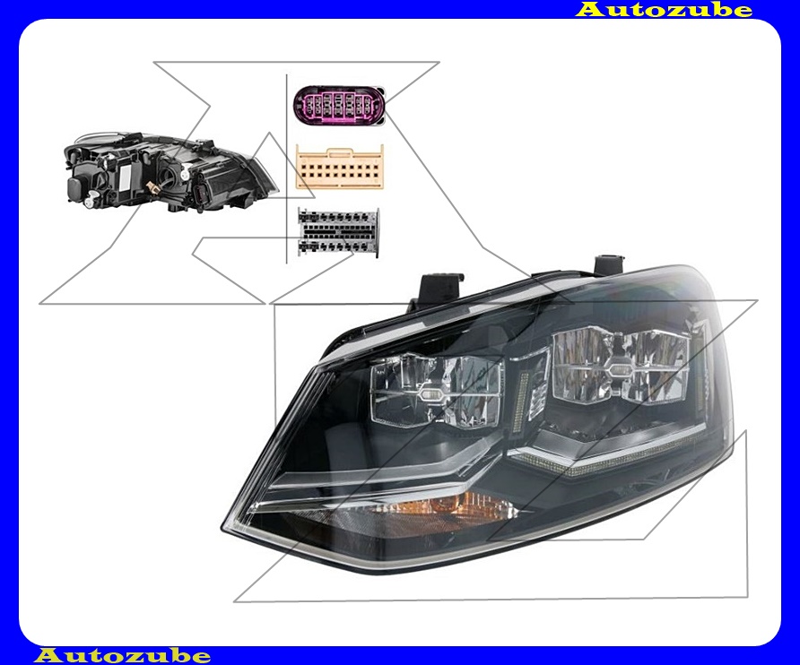 Fényszóró bal (LED) távfényszóróval (LED) nappali fénnyel (LED) helyzetjelzővel (LED) tompított fénnyel (LED) motorral LED vezérlő nélkü {HELLA} Fényszóró bal (LED) távfényszóróval (LED) nappali fénnyel (LED) helyzetjelzővel (LED) tompított fénnyel (LED) motorral LED vezérlő nélkü {HELLA}