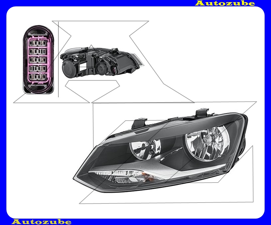 Fényszóró bal Fényszóró bal