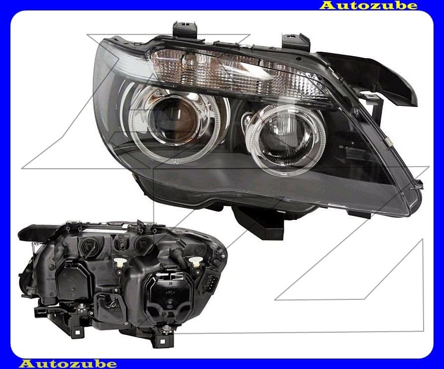 Fényszóró jobb Bi-XENON (D1S/H7) (izzó és elektronika nélkül) HELLA Fényszóró jobb Bi-XENON (D1S/H7) (izzó és elektronika nélkül) HELLA