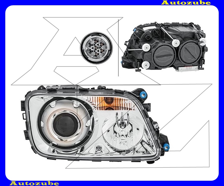 Fényszóró jobb Bi-XENON (D1S/H1/W5W/PY21W) komplett {HELLA} Fényszóró jobb Bi-XENON (D1S/H1/W5W/PY21W) komplett {HELLA}