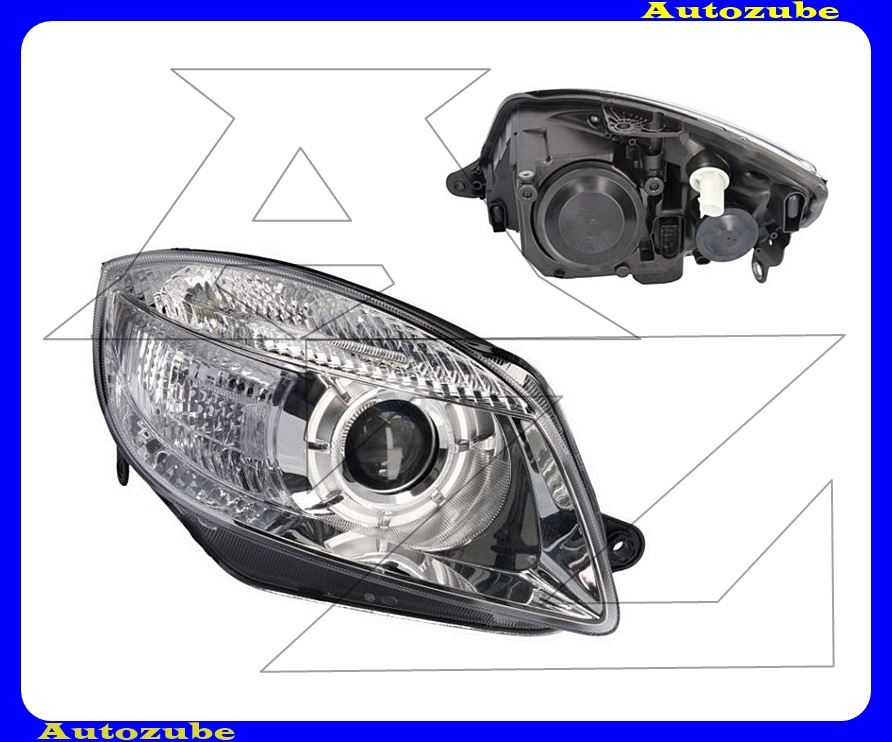 Fényszóró jobb projektoros (H7/W5W/PY21W) motorral {HELLA} Fényszóró jobb projektoros (H7/W5W/PY21W) motorral {HELLA}