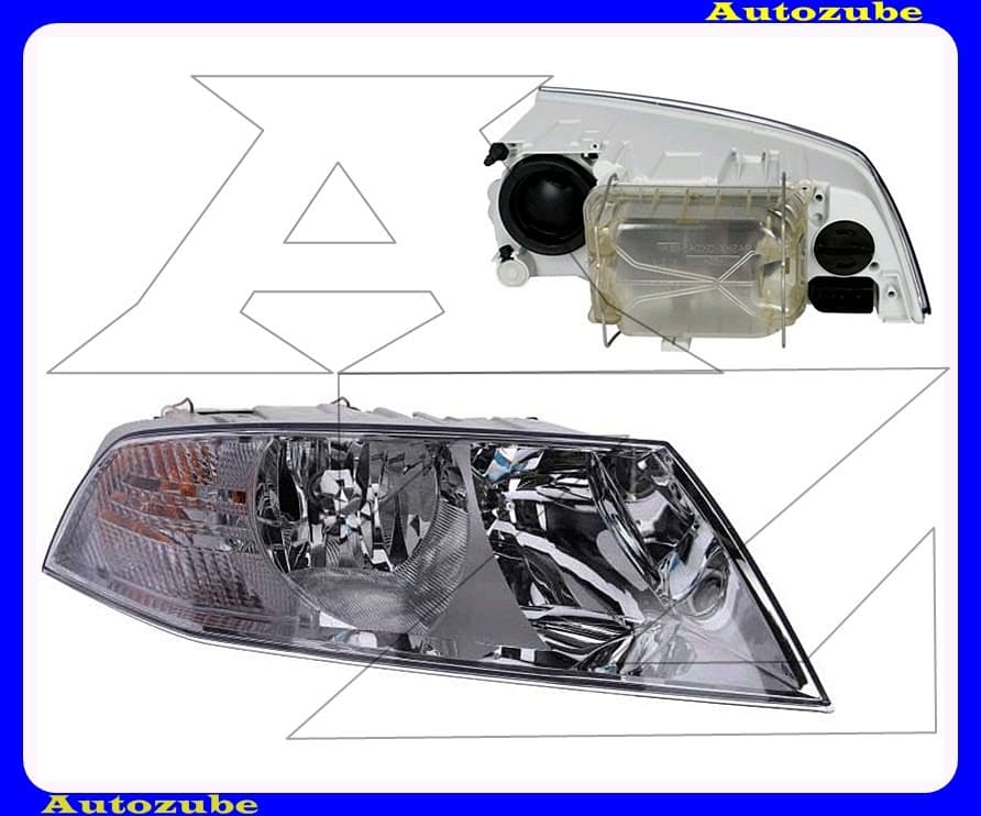 Fényszóró jobb króm házas (H7/H1) motorral {HELLA-VISTEON} /RENDELÉSRE/ Fényszóró jobb króm házas (H7/H1) motorral {HELLA-VISTEON} /RENDELÉSRE/