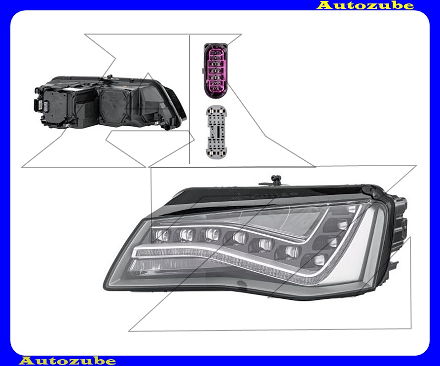 Fényszóró bal LED-Matrix (vezérlő nélkül) {HELLA} Fényszóró bal LED-Matrix (vezérlő nélkül) {HELLA}