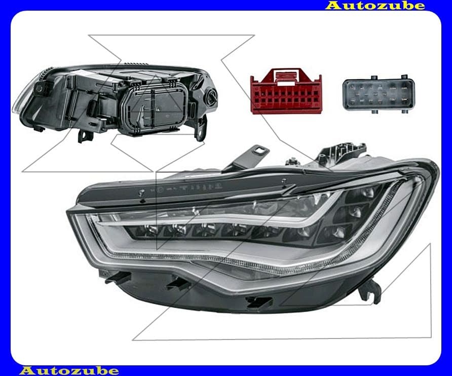 Fényszóró bal LED-es, 7 funkciós {HELLA} /RENDELÉSRE/ Fényszóró bal LED-es, 7 funkciós {HELLA} /RENDELÉSRE/