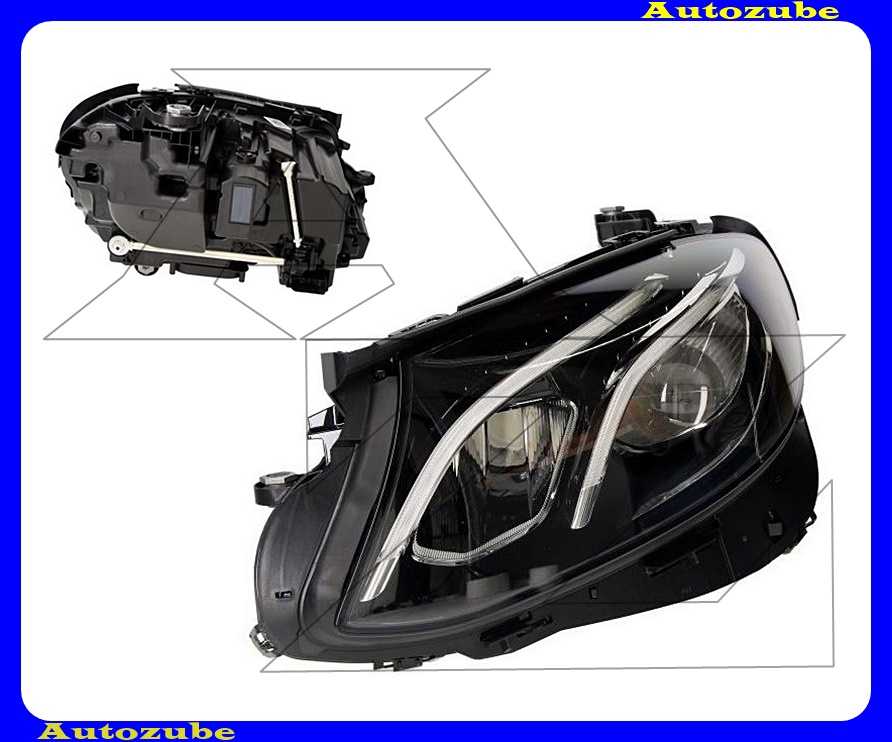 Fényszóró bal (5 funkciós-LED-es) vezérlők nélkül (MERCEDES felirat nélkül) {HELLA} Fényszóró bal (5 funkciós-LED-es) vezérlők nélkül (MERCEDES felirat nélkül) {HELLA}